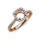 3 - Anne Desire Semi Mount Halo Engagement Ring 