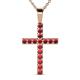 1 - Aja Ruby Cross Pendant 