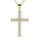 1 - Aja Diamond Cross Pendant 