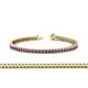 1 - Abril 2.00 mm Amethyst Eternity Tennis Bracelet 