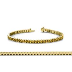 Abril Citrine Eternity Tennis Bracelet Citrine ctw Channel Set Womens Eternity Tennis Bracelet K Yellow Gold