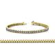 1 - Abril 2.00 mm Diamond Eternity Tennis Bracelet 