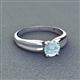 3 - Kelila 6.50 mm Round Aquamarine Solitaire Engagement Ring 