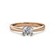 1 - Alaya Signature 8 Prong Semi Mount Solitaire Engagement Ring 