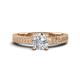 1 - Kaelan 6.50 mm Round Certified Diamond Solitaire Engagement Ring 