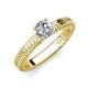 3 - Kaelan 6.50 mm Round Certified Diamond Solitaire Engagement Ring 