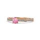 1 - Celia Pink Tourmaline and Diamond Engagement Ring 