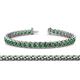 1 - Tiara 3.10 mm Emerald Eternity Tennis Bracelet 