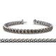 1 - Tiara 3.10 mm Smoky Quartz Eternity Tennis Bracelet 