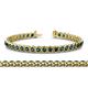 1 - Tiara 3.10 mm London Blue Topaz Eternity Tennis Bracelet 