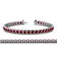 1 - Tiara 3.50 mm Ruby Eternity Tennis Bracelet 