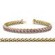 1 - Tiara 3.50 mm Amethyst Eternity Tennis Bracelet 