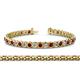 1 - Tiara 3.50 mm Ruby and Diamond Eternity Tennis Bracelet 