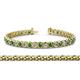 1 - Tiara 3.50 mm Emerald and Diamond Eternity Tennis Bracelet 