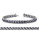 1 - Tiara 3.80 mm Iolite Eternity Tennis Bracelet 