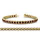 1 - Tiara 3.80 mm Red Garnet Eternity Tennis Bracelet 