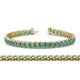 1 - Tiara 3.80 mm London Blue Topaz Eternity Tennis Bracelet 