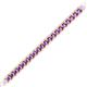 2 - Abril 2.50 mm Amethyst Eternity Tennis Bracelet 