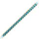 2 - Abril 2.50 mm London Blue Topaz Eternity Tennis Bracelet 