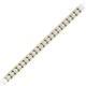 2 - Abril 2.50 mm White Sapphire Eternity Tennis Bracelet 