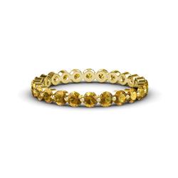 Valerie Citrine Eternity Band Floating Citrine Womens Eternity Ring Stackable ctw K Yellow Gold