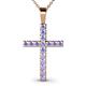 1 - Aja Tanzanite Cross Pendant 