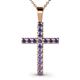 1 - Aja Iolite Cross Pendant 