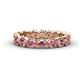 1 - Arria 3.00 mm Pink Tourmaline Eternity Band 