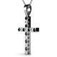 3 - Aja Emerald and Diamond Cross Pendant 