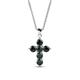 1 - Isabella Emerald Cross Pendant 