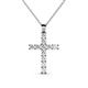 1 - Elihu Petite Diamond Cross Pendant 