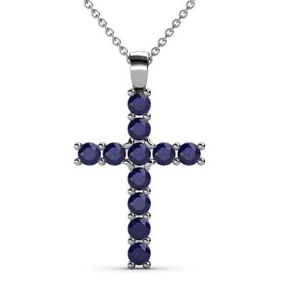 Gemstone Cross Necklaces - Custom Made USA