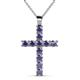 1 - Elihu Iolite Cross Pendant 