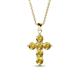 1 - Isabella Citrine Cross Pendant 