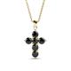 1 - Isabella Black Diamond Cross Pendant 