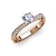 3 - Gwen Diamond Euro Shank Engagement Ring 