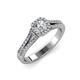 2 - Roial Diamond Halo Engagement Ring 
