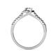 6 - Cyra Diamond Halo Engagement Ring  