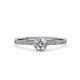 4 - Irene Diamond Halo Engagement Ring  