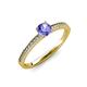 3 - Celia Tanzanite and Diamond Engagement Ring 