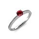 3 - Celia Ruby and Diamond Engagement Ring 