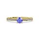 4 - Celia Tanzanite and Diamond Engagement Ring 