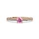 4 - Celia Pink Tourmaline and Diamond Engagement Ring 