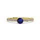 4 - Celia Blue Sapphire and Diamond Engagement Ring 