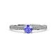 4 - Celia Tanzanite and Diamond Engagement Ring 