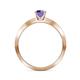 6 - Celia Iolite and Diamond Engagement Ring 