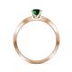 6 - Celia Emerald and Diamond Engagement Ring 