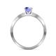 6 - Celia Tanzanite and Diamond Engagement Ring 