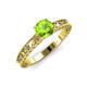 3 - Florie Classic 6.50 mm Round Peridot Solitaire Engagement Ring 