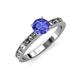 3 - Niah Classic 6.50 mm Round Tanzanite Solitaire Engagement Ring 